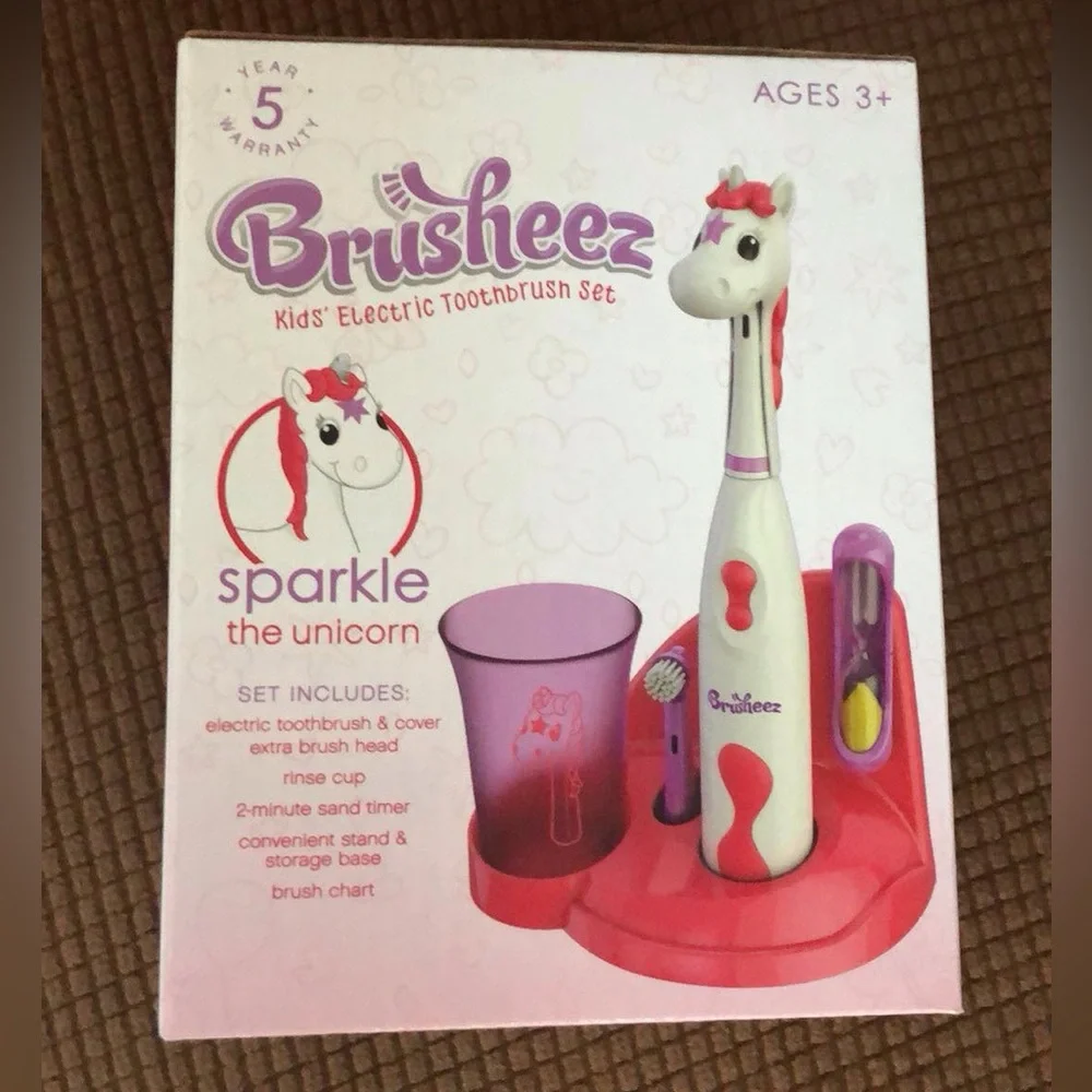 Brusheez Sparkle The Unicorn Electric Toothbrush Set